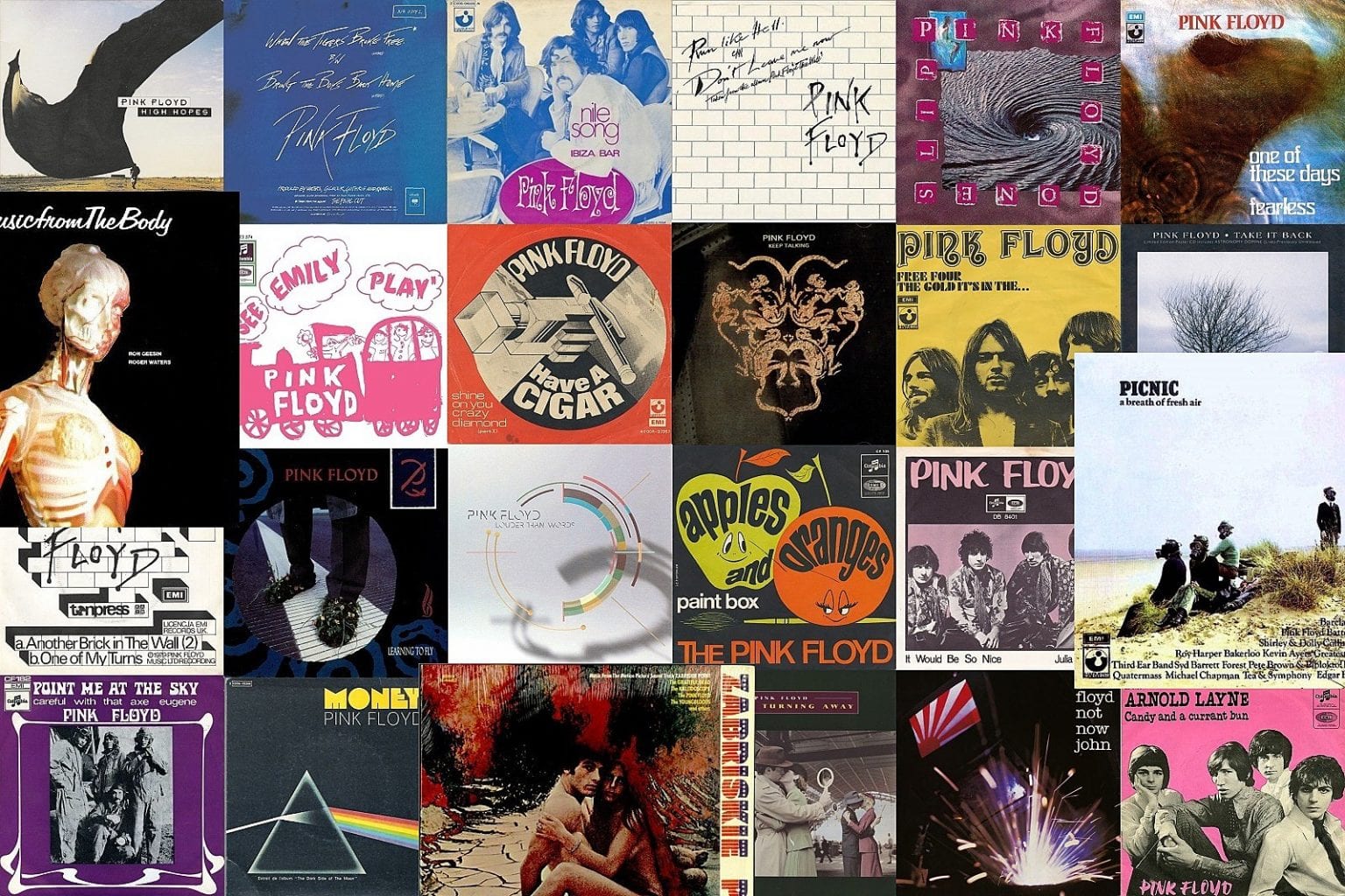 Quais São Os álbuns Lançados Pelo Pink Floyd Pink Floyd 5731